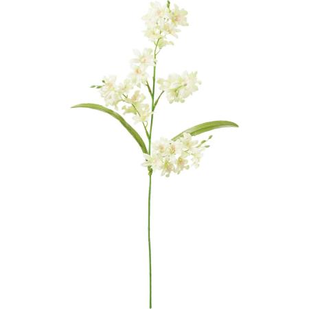 【造花】YDM/ミニシンビジュームスプレー ホワイトグリーン/FA-7607W/G