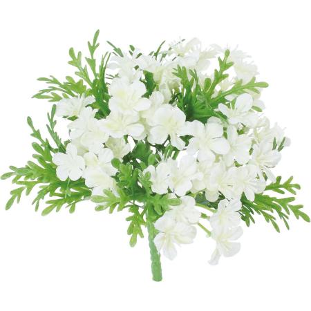 【造花】YDM/ネモフィラブッシュ ホワイト/FB-2688W
