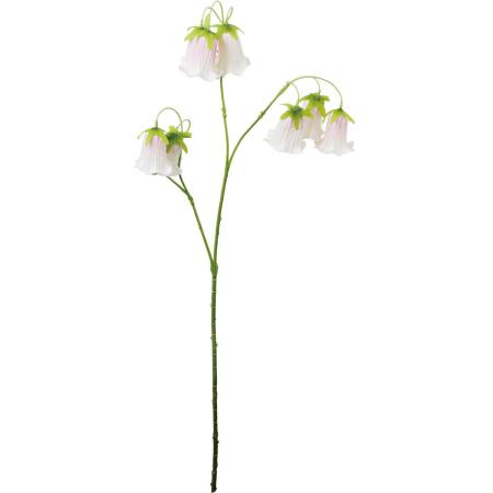 特価◎【造花】YDM/カンパニュラスプレー ホワイトピンク/FA-7618W/P