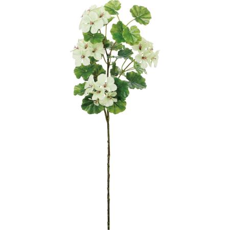 【造花】YDM/スイングゼラニウムブランチ ホワイトグリーン/FA-7623W/G