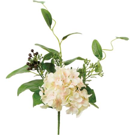 特価◎【造花】YDM/ハイドレンジアミックスブッシュ クリームピンク/FB-2695CRP