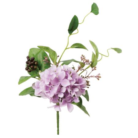 特価◎【造花】YDM/ハイドレンジアミックスブッシュ ライトパープル/FB-2695LPU
