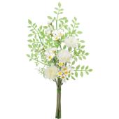 【造花】YDM/テマリソウミックスバンドル ホワイト/FB-2693W