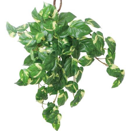 【造花】YDM/リサイクルポトスブッシュ グリーン/GL-5386GR