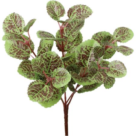 特価◎【造花】YDM/ユキノシタブッシュ ブラウングリーン/GL-5376BRG