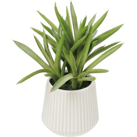 特価◎【人工観葉植物】YDM/アロエポット グリーン/GLA-1629GR