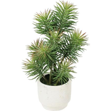 特価◎【人工観葉植物】YDM/サーキュラントポット グリーン/GLA-1632GR