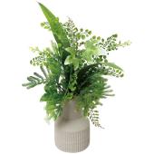 【人工観葉植物】YDM/アジアンタムミックスアレンジM グリーン/GLA-1639GR