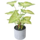 【人工観葉植物】YDM/30cmシンゴニウムポット グリーン/GLA-1600GR