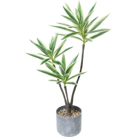 特価◎【人工観葉植物】YDM/60cmドラセナポット グリーン/GLA-1613GR