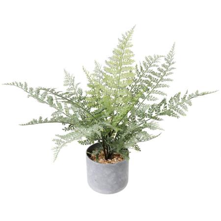特価◎【人工観葉植物】YDM/60cmシダーポット グリーン/GLA-1614GR