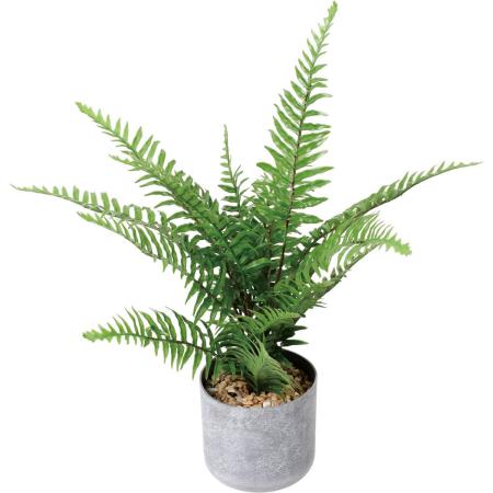 特価◎【人工観葉植物】YDM/50cmシダーポット グリーン/GLA-1612GR