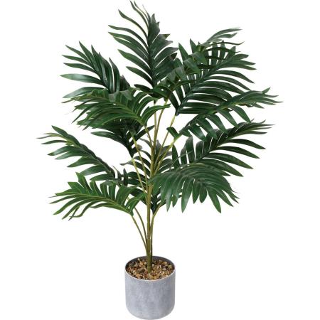 特価◎【人工観葉植物】YDM/70cmヤシポット グリーン/GLA-1616GR