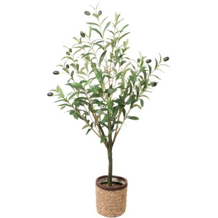 特価◎【人工観葉植物】YDM/100cmオリーブポット グリーン/GLA-1622GR