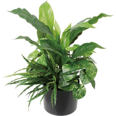 特価◎【人工観葉植物】YDM/スパティフィラムミックスグリーンポット グリーン/GLA-1636GR