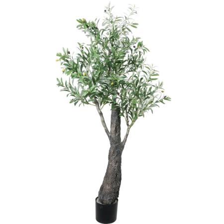 特価◎【直送】【人工観葉植物】YDM/170cmワイドトランクオリーブ ※返品・代引・キャンセル不可