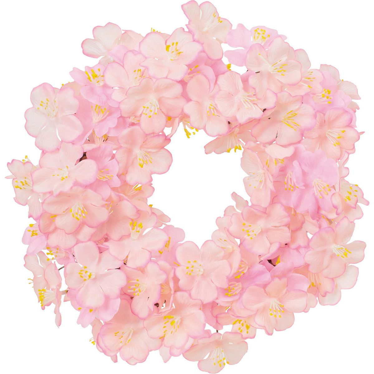 特価◎【造花】YDM/桜リース/FS-7057P - 花材通販はなどんやアソシエ