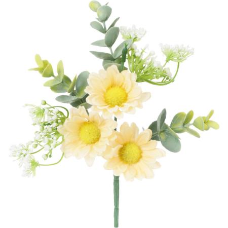 【造花】YDM/シャルマントガーベラミックスブッシュ/FF-3137W/O