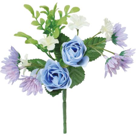 特価◎【造花】YDM/シャルマントローズミックスブッシュ/FF-3138BLW