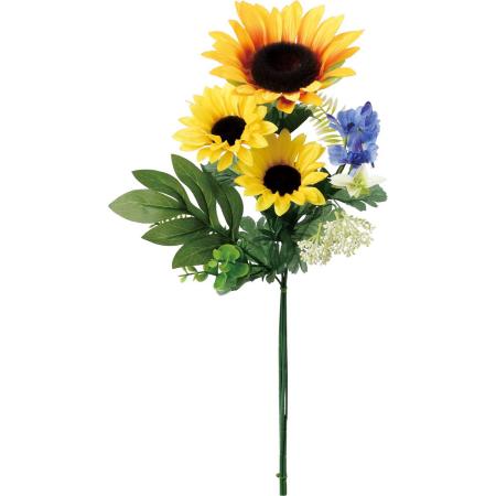 【造花】YDM/ヒマワリミックスラッピング/FS-8426Y