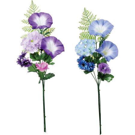 特価◎【造花】YDM/アサガオミックスラッピング/FS-8428AST - 花材通販