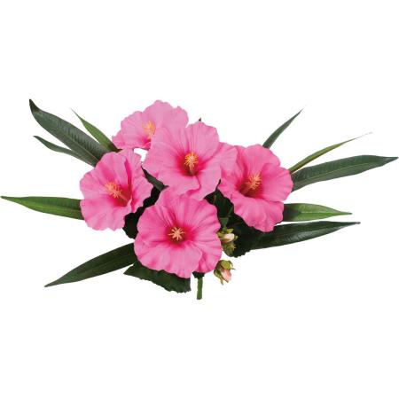 特価◎【造花】YDM/ハイビスカスミックスブッシュ/FS-8411D/P