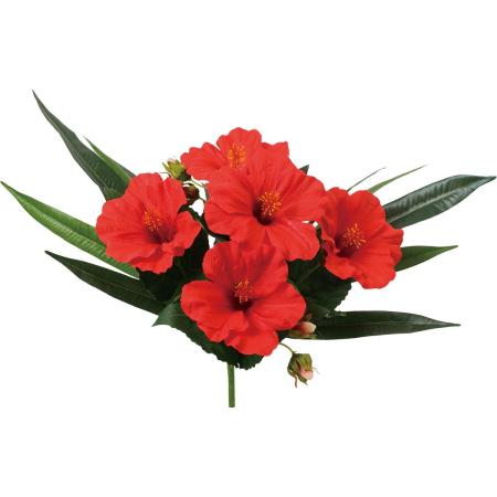 【造花】YDM/ハイビスカスミックスブッシュ/FS-8411R