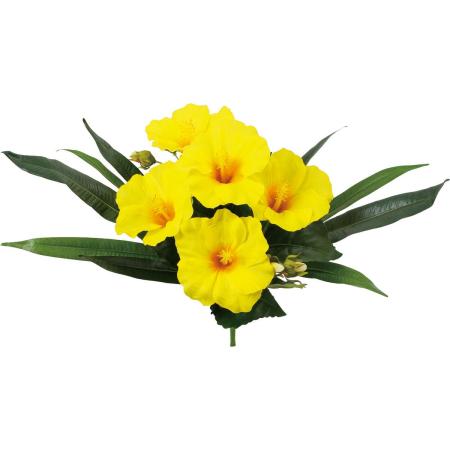 【造花】YDM/ハイビスカスミックスブッシュ/FS-8411Y