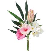 即日★【造花】YDM/ハイビスカスミックスバンチ/FS-8433P