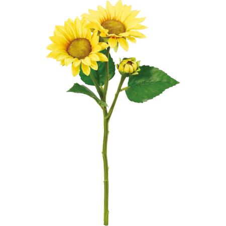 【造花】YDM/サテンヒマワリスプレー/FS-8408Y