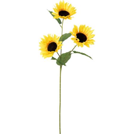 【造花】YDM/ヒマワリスプレー/FS-8406BR