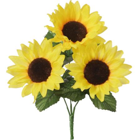 【造花】YDM/ヒマワリブッシュ/FS-8434Y