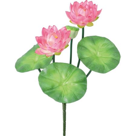 【造花】YDM/ロータスブッシュ ピンク/FB-2696P