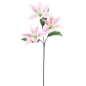 特価◎【造花】YDM/ユリ×3 ピンク/FF-3142P - 花材通販はなどんやアソシエ
