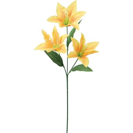 【造花】YDM/ユリ×3 イエロー/FF-3142Y