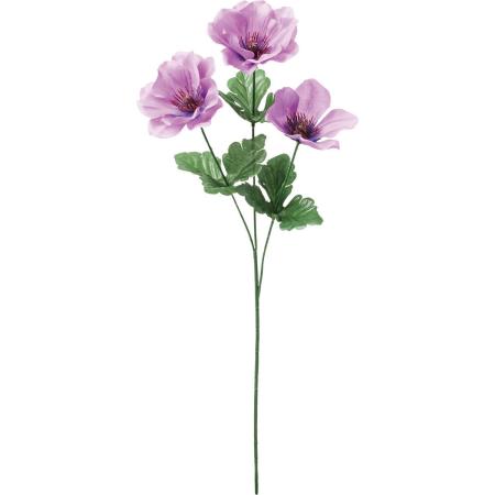 【造花】YDM/アネモネ×3 パープル/FF-3147PU