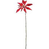 【造花】YDM/ベルベットシングルポインセチア レッド/FS-6349R
