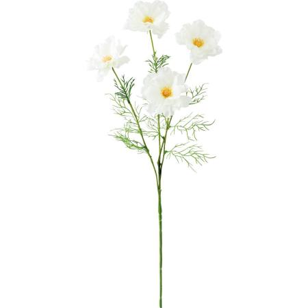 【造花】YDM/コスモスダブルクリック ホワイト/FS-9335W
