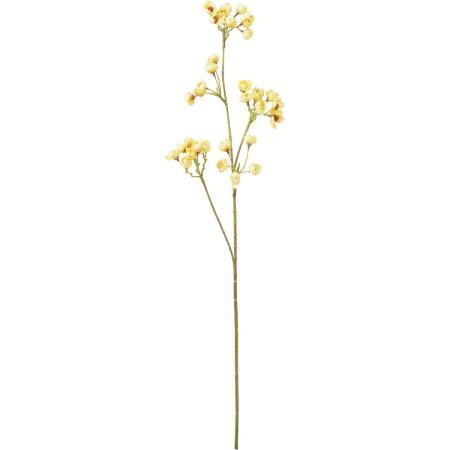 【造花】YDM/ヴェルーラワックスフラワーブランチ クリームイエロー/FA-7651C/Y
