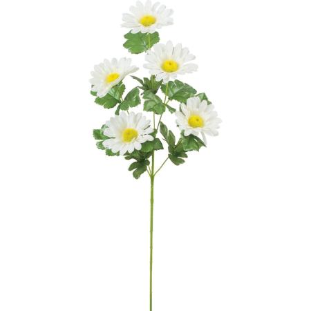 【造花】YDM/ラージデイジースプレー ホワイト/FA-7639W