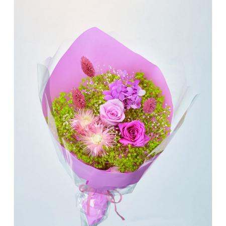 プリザーブドフラワー他 花材 送料無料 ネコポス プリザーブドフラワー 花材 アジサイ 小分け 4色 5g