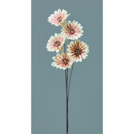 【ハンドメイドフラワー】大地農園/ソーラーデイジー 5ホン シロ/ピンク/76-32750-21