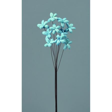 【ハンドメイドフラワー】大地農園/ソーラージャスミン 10ホン ブルー/76-32810-601