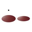 クレイ/MARU tray 30φ BLACK RED REVERS/810-001-850