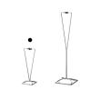 クレイ/DELTA STAND 10.5L10.5W32H　SILVER/560-040-700