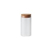 即日★クレイ/Glass Cylinder with Cork CLEAR/777-400-000