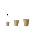 クレイ/Natural basic vase  NATURAL BEIGE/144-140-320