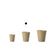 クレイ/Natural basic vase NATURAL BEIGE/144-141-320