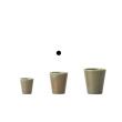 クレイ/Natural basic vase NATURAL GREEN/144-141-420