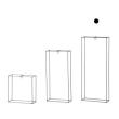 クレイ/Thin iron frame 20L7.5W48H SILVER/550-059-700